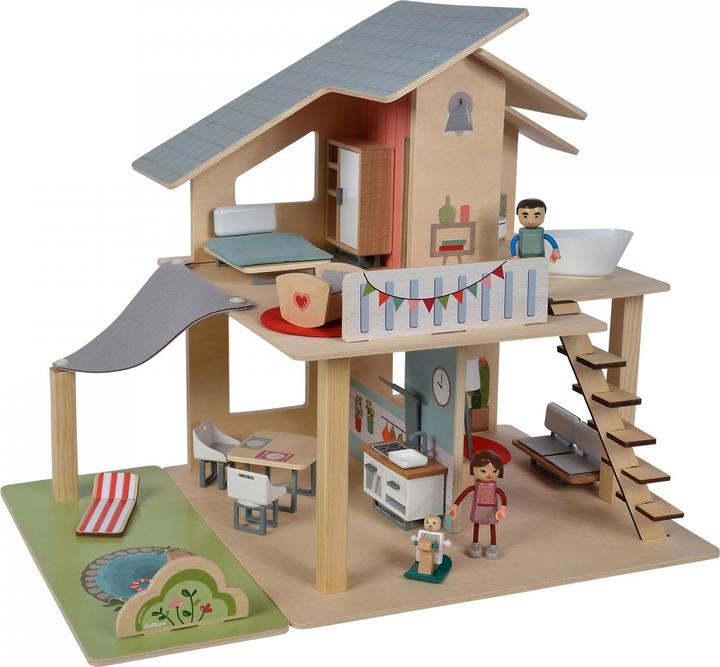 Produktbild Eichhorn Puppenhaus mit Möbeln