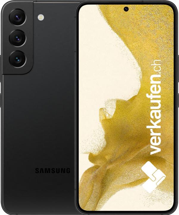 Actual product image verkaufen.ch Galaxy S22 Dual SIM 5G (0.13 GB, Phantom Black, 6.10", 50 Mpx, Dual SIM, B / Very good)