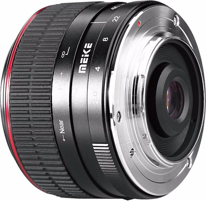 Produktbild Meike 6.5mm f/2.0 Fisheye, Sony E (Sony E, Vollformat, APS-C / DX)