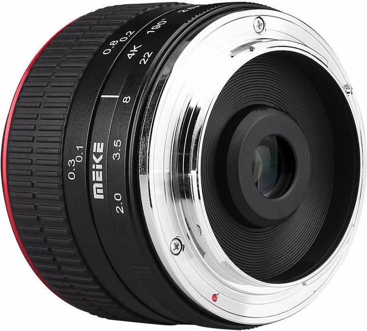 Produktbild Meike 6.5mm f/2.0 Fisheye, Sony E (Sony E, Vollformat, APS-C / DX)