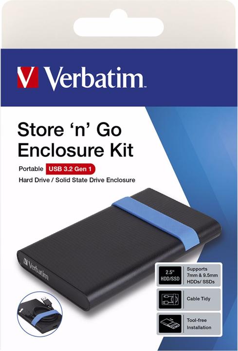 Produktbild Verbatim Store'N'Go Enclosure Kit (2.5")