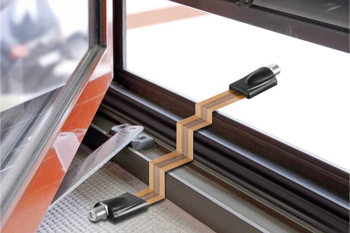 Produktbild Goobay Verlängerungskabel (0.03 dB, Fensterdurchführung)