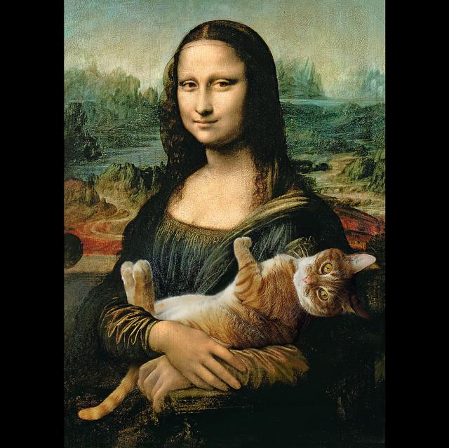 Actual product image Beta service Premium jigsaw puzzle 500 pieces - Mona Lisa with (500 pieces)