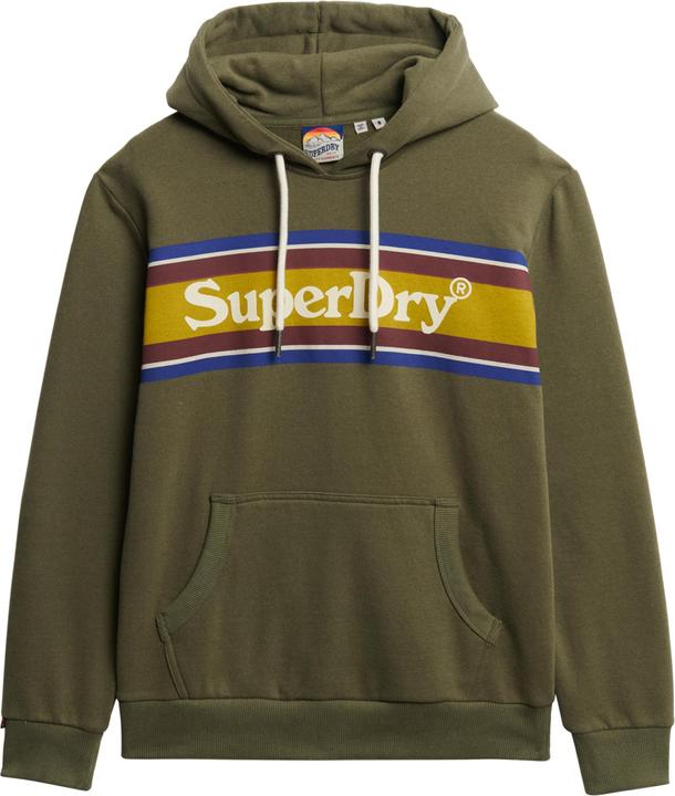 Produktbild Superdry Lässiges Hoodie mit Venue-Logo und Streifendesign (XL)