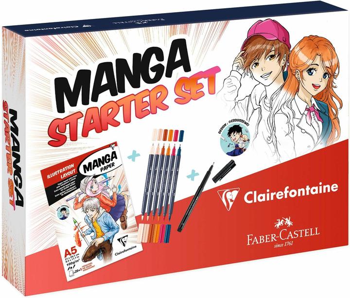 Image du produit Quo Vadis Manga Starterset Faber Castell A5, 14,8x21cm (64 x)