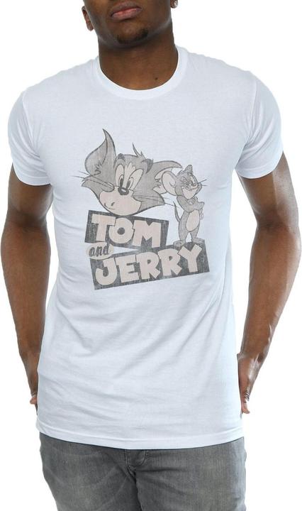 Actual product image Tom & Jerry Mens Wink Cotton T-Shirt (3XL)