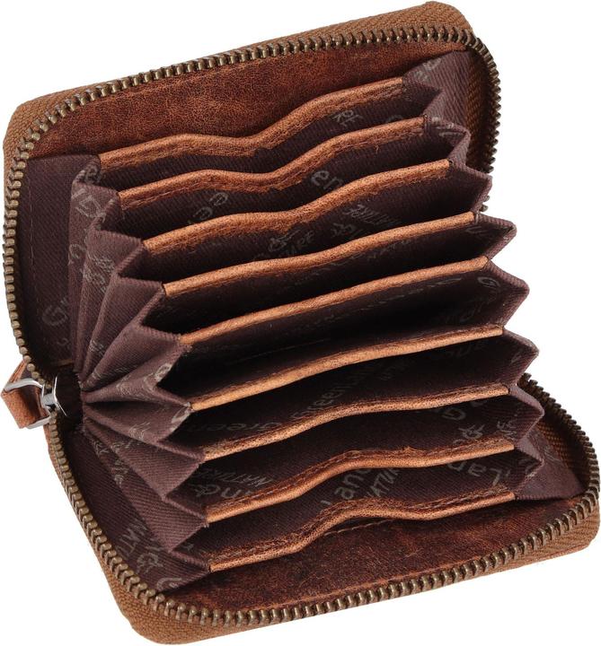 Immagine prodotto Greenland Nature Porta carte di credito Montana RFID in pelle 10,5 cm