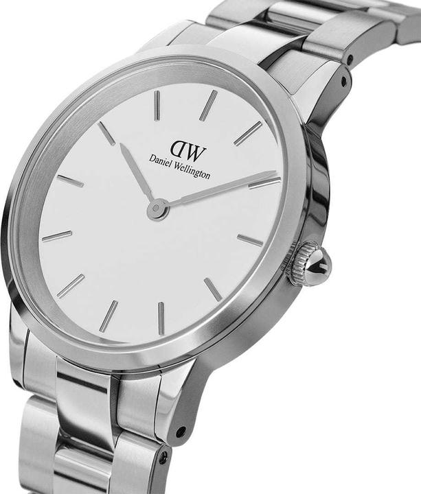 Immagine prodotto Daniel Wellington Iconic Link Argento Bianco (28 mm) (Orologio da polso analogico, 28 mm)