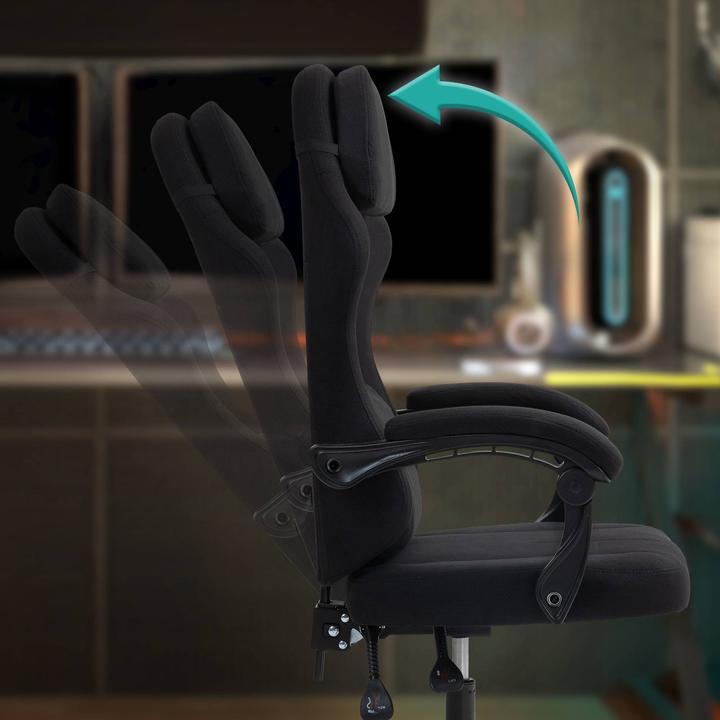 Actual product image CLP Office chair Miltona cover ergonomic height-adjustable upholstered