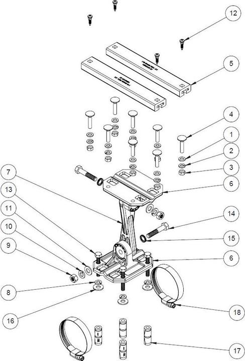 Image du produit HPE AP-ANT-MNT-5 AP-ANT-45 Azimuth and Elevation Ad JW022A