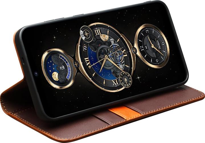 Produktbild QiAlino Hülle Flip Matt Wallet (Samsung Galaxy S25+)