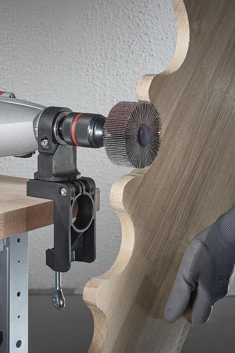 Produktbild wolfcraft wolfcraft 1 Kombihalter Kunststoff für Bohrmasch.