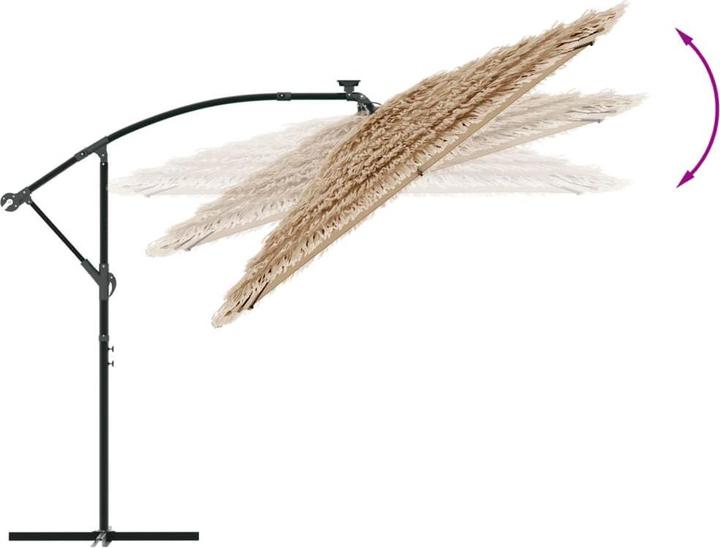 Image du produit VidaXL Parasol avec LED et mât (2.90 m)