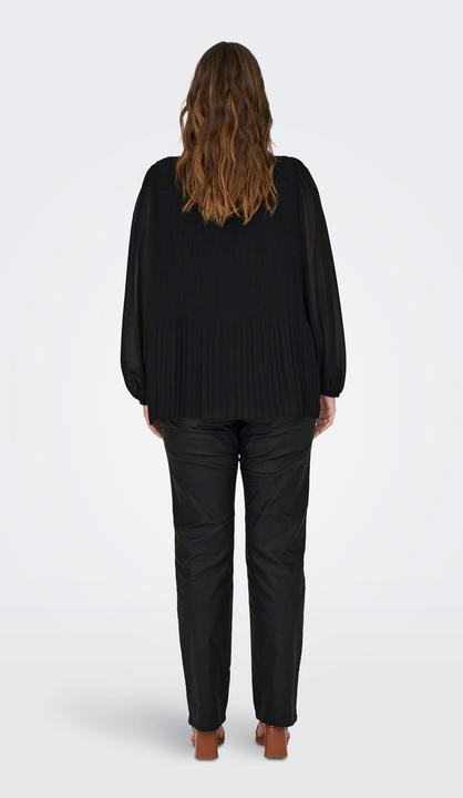 Produktbild Only Normal geschnitten Rundhals Elastische Bündchen Ballonärmel Top Top (44)