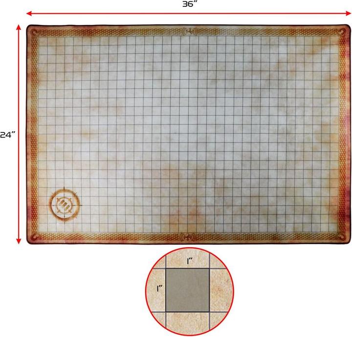 Image du produit Enhance RPG Series Grid Mat Deluxe Edition DnD Map