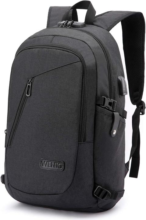 Image du produit Wenig Sacoche antivol pour ordinateur portable (15,6 pouces, noir)