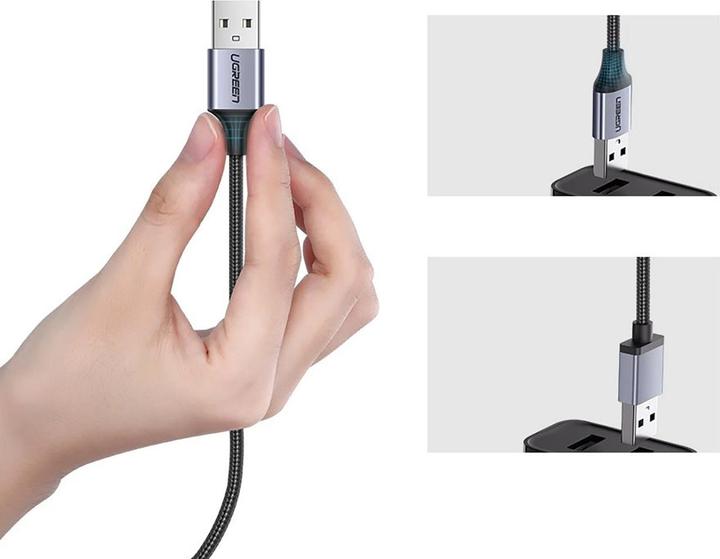 Produktbild Ugreen Micro USB – USB A (2 m, USB 2.0, 18 W)