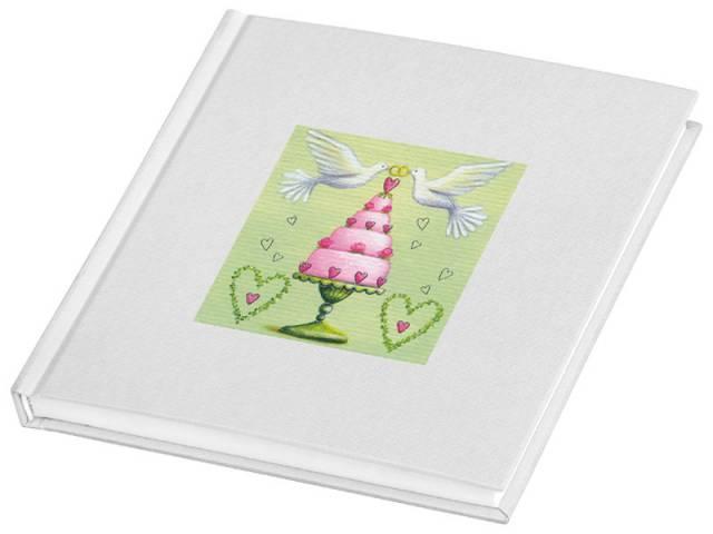 Actual product image Veloflex Wedding notebook/diary, format: 165 x 165 mm, 192 pages (165 x 165 mm)