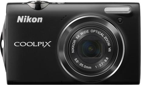 Produktbild Nikon Coolpix S5100, 12 MP, 5x Zoom, HD-Movies, Schwarz (1/2,3'')