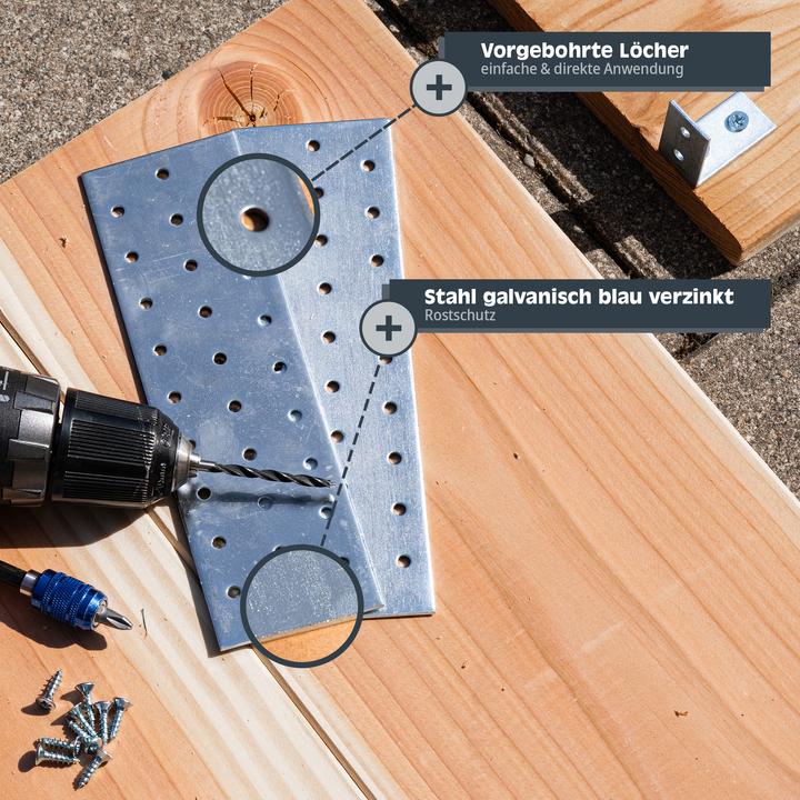 Actual product image Helpmate Flachverbinder (Flat connectors, 12 pcs.)