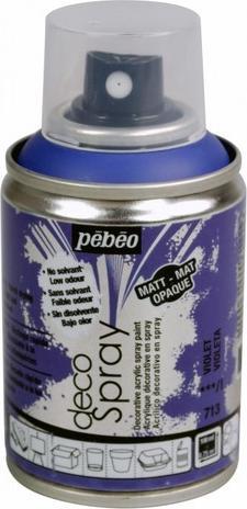Image du produit Pebeo DecoSpray Peinture acrylique mate (Violet, 100 ml)