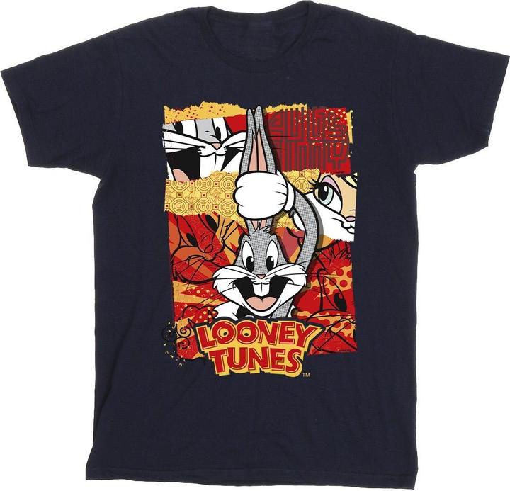 Looney Tunes Bugs Rabbit Comic New Year TShirt Jungen