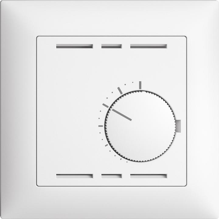 Image du produit Feller EDIZIOdue Raumthermostat 24 V, 10A, ohne Schalter, Weiss, Montage