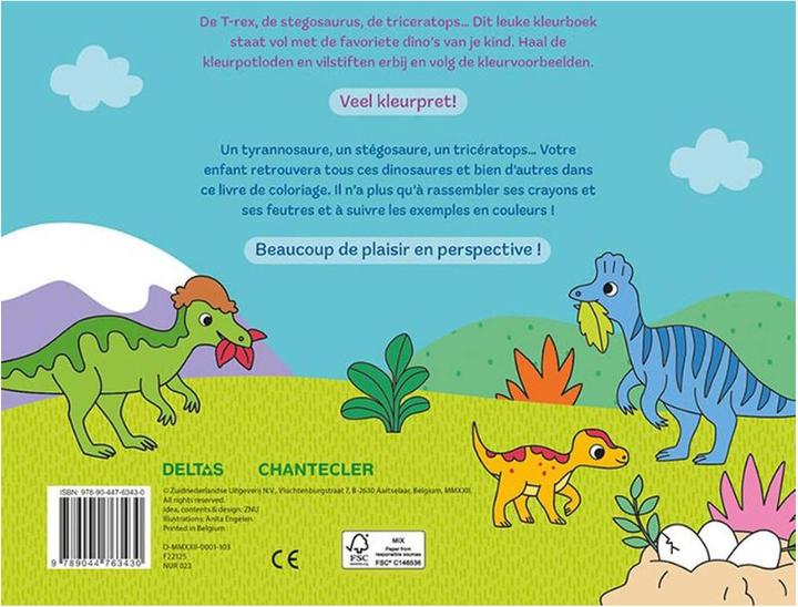 Produktbild Viel Spass beim Ausmalen – süsse Dinosaurier