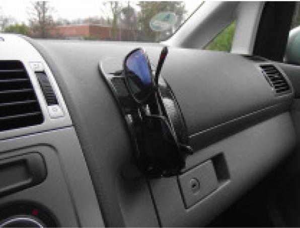 Produktbild BigBuy AUTO-HALTER Unterlage ANTI-RUTSCH PAD für Smartphone Handy etc. SCHWARZ