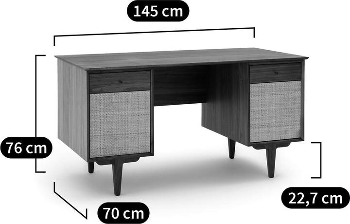 Image du produit La Redoute Interieurs Dalqui (145 x 76 x 70 cm)