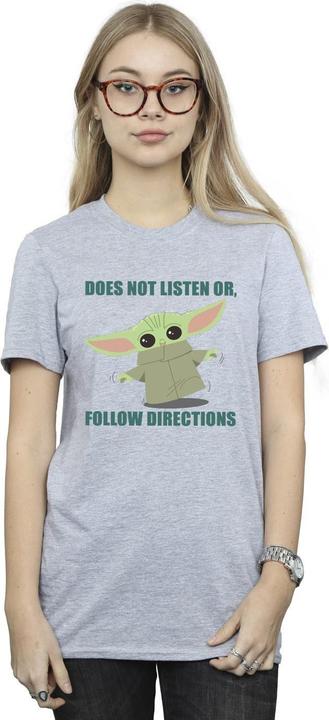 Produktbild Star Wars The Mandalorian Grogu Does Not Listen TShirt (L)