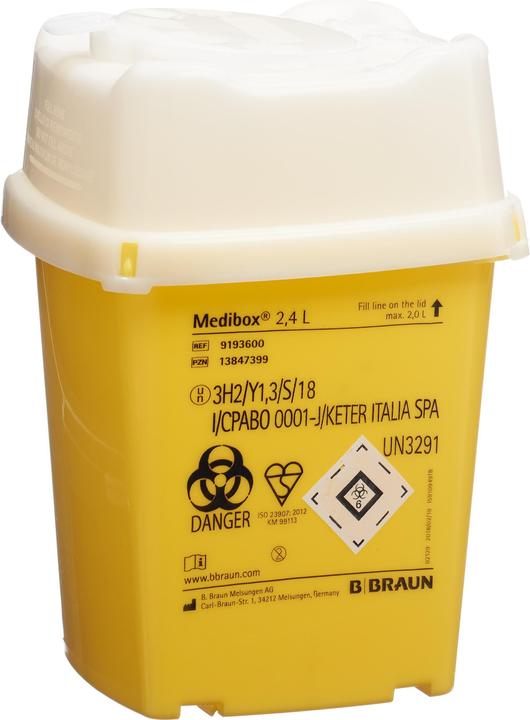 DQB X MEDIBOX Kanülensammler 2.4 Liter