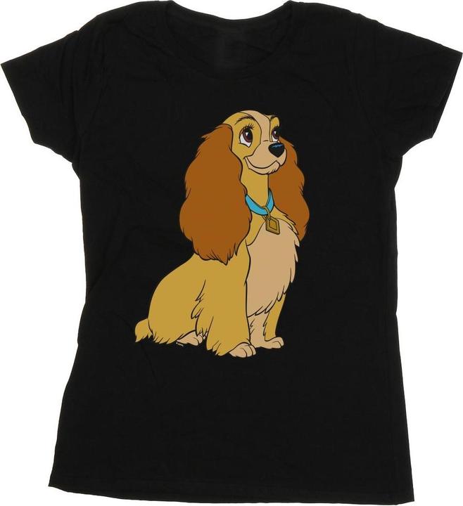 Disney Lady And The Tramp Lady Spaghetti Heart TShirt (XXL)