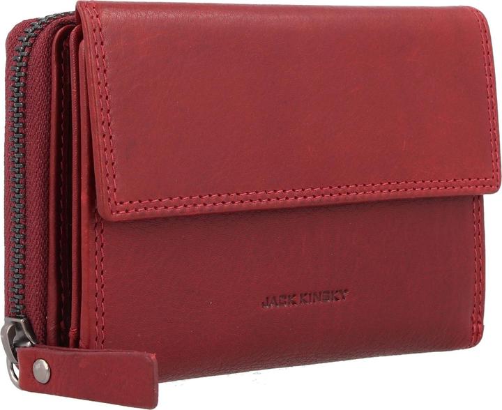 Actual product image Jack kinsky Wallet RFID protection leather 13.5 cm