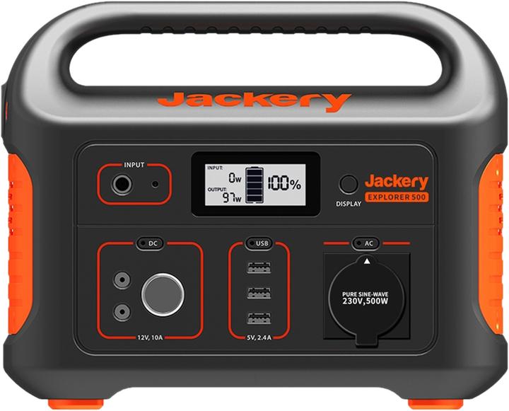 Jackery Explorer 500 (518 Wh, 6.40 kg)