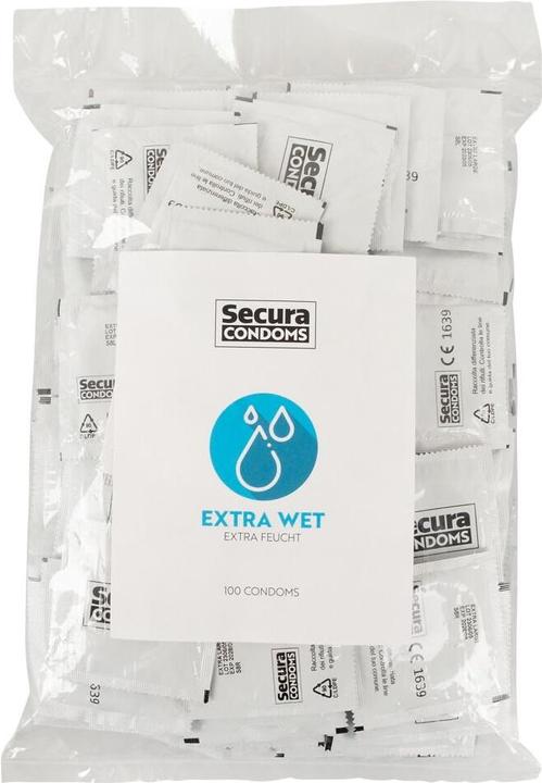 Actual product image Secura Extra Wet 100pcs Bag (100 pcs.)