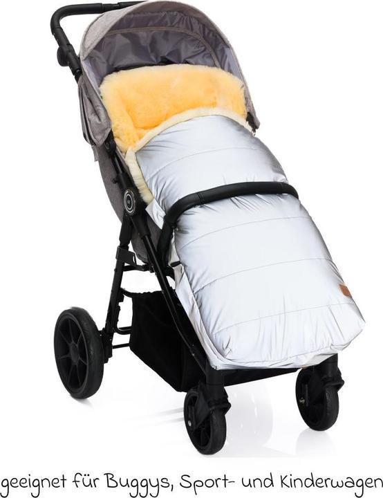 Actual product image Fillikid Fusssäcke für Kinderwagen & Buggys Lammfell-Fusssack Bernina Reflect mit reflektierendem