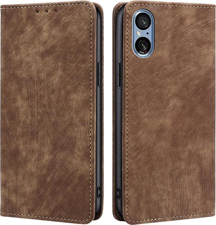 Produktbild Cover-Discount Sony Xperia 5 V - Hülle mit RFID Blocker braun (Sony Xperia 5 V)