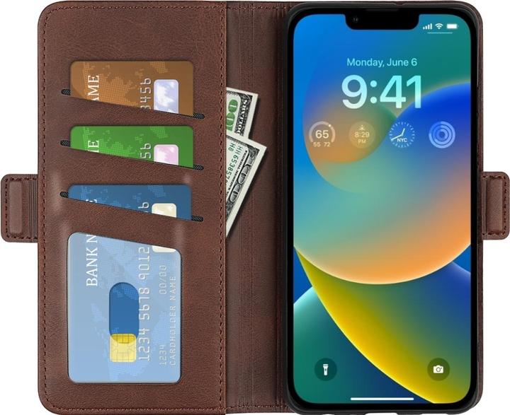 Actual product image Screenguard Apple iPhone 14 CardLounge Leather Case (Apple iPhone 14)