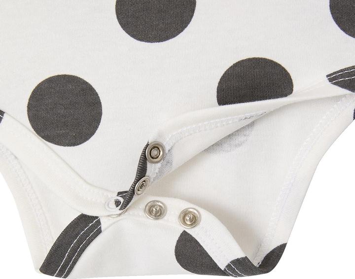 Actual product image Vertbaudet Bio-Kollektion: Baby Geschenk-Set: Body & Lätzchen mit Tupfen (80)