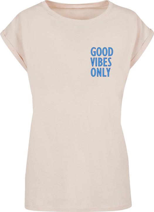 Actual product image Merchcode Ladies Good Vibes Only Extended Shoulder Tee - 118097 (XXL)