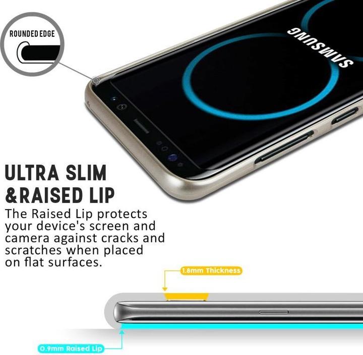 Actual product image I-Jelly - Samsung Galaxy S8 case (Gold) (Samsung Galaxy S8+)