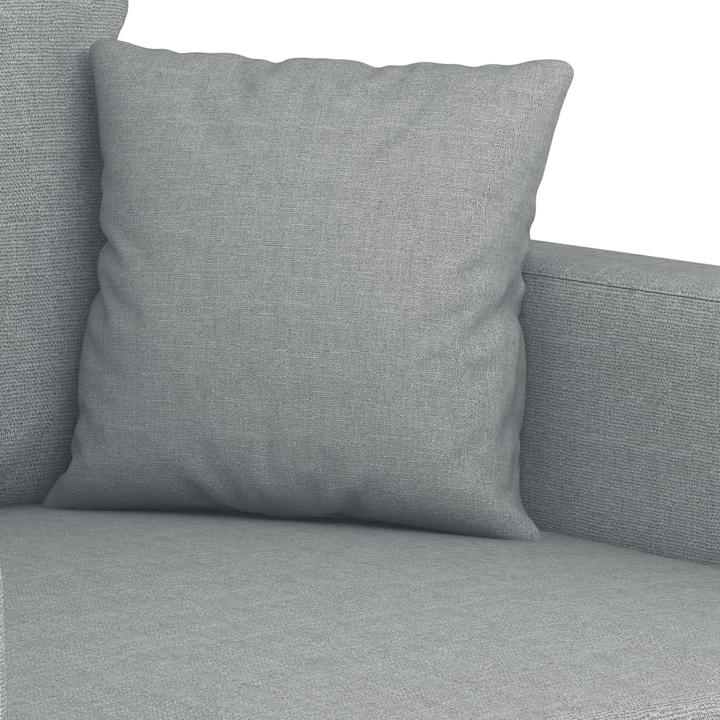 Immagine prodotto VidaXL Divano a 2 posti grigio chiaro da 120 cm in tessuto, colore (2 posti)