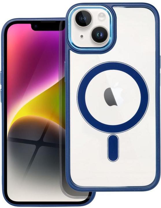 Image du produit OEM Back panel cover COLOR EDGE MAG COVER case compatible with MagSafe for IPHONE 14 navy blue (Apple iPhone 14)