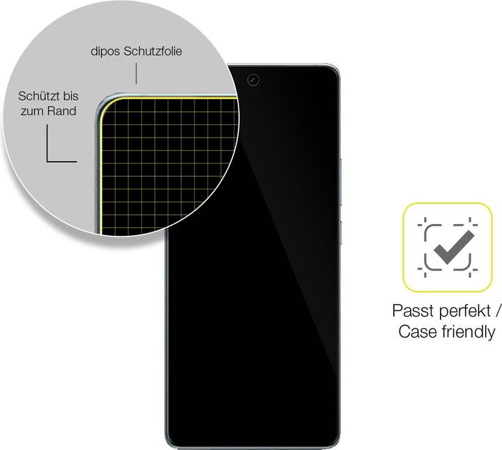 Immagine prodotto Dipos Pellicola Protettiva Full-Cover 3D (2 Pezzo/i, Vivo X100 Pro)