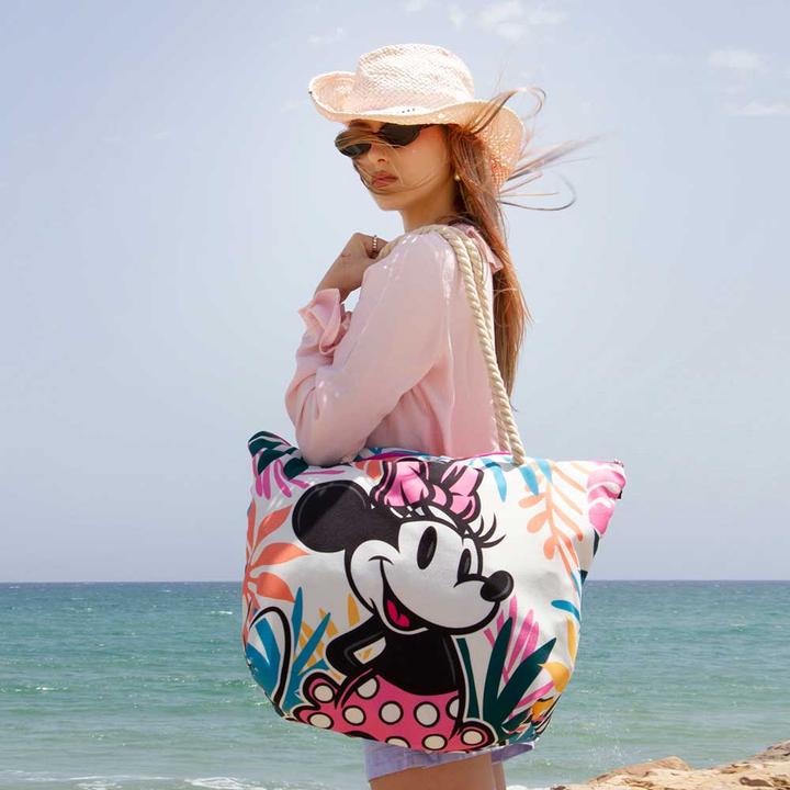 Image du produit Karactermania Minnie Mouse Island-Soleil Sac de plage, Multicolore, 52 x 37 cm