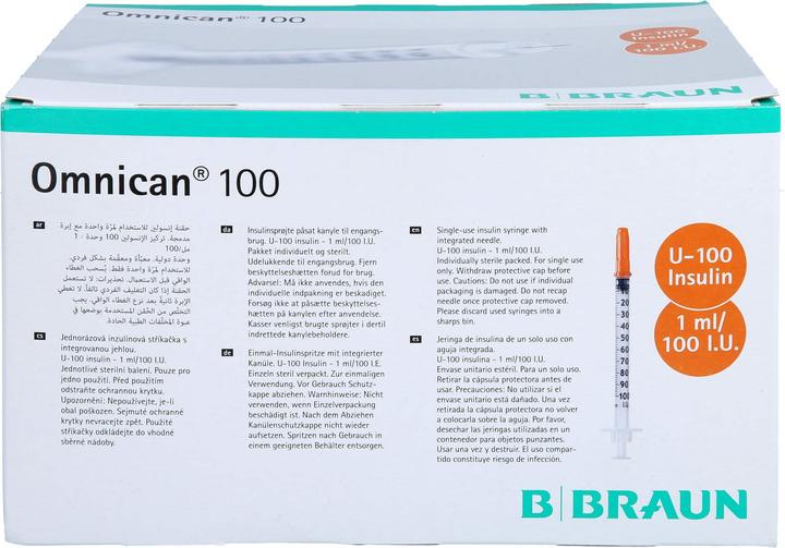 Image du produit B.Braun Insuline 100 (Seringue d'insuline)