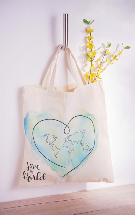 Image du produit VBS XXL Sacs en coton "22 x 26 cm", blanc naturel, 20 pièces