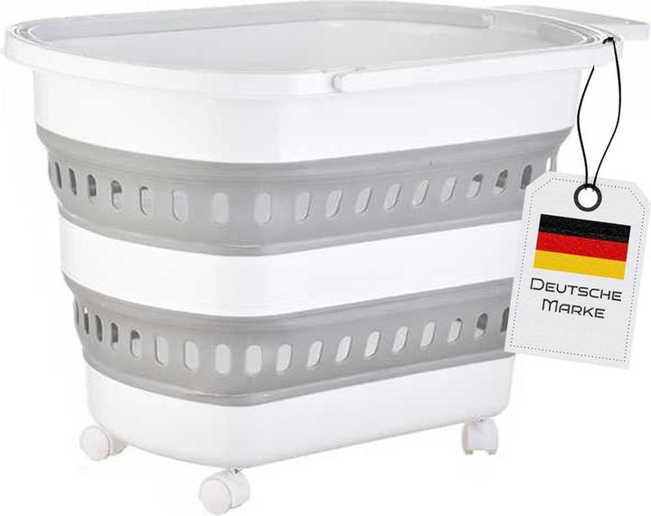 Actual product image König Design Laundry basket Foldable laundry bin Laundry box Laundry bin Storage basket 38 L (38 l)