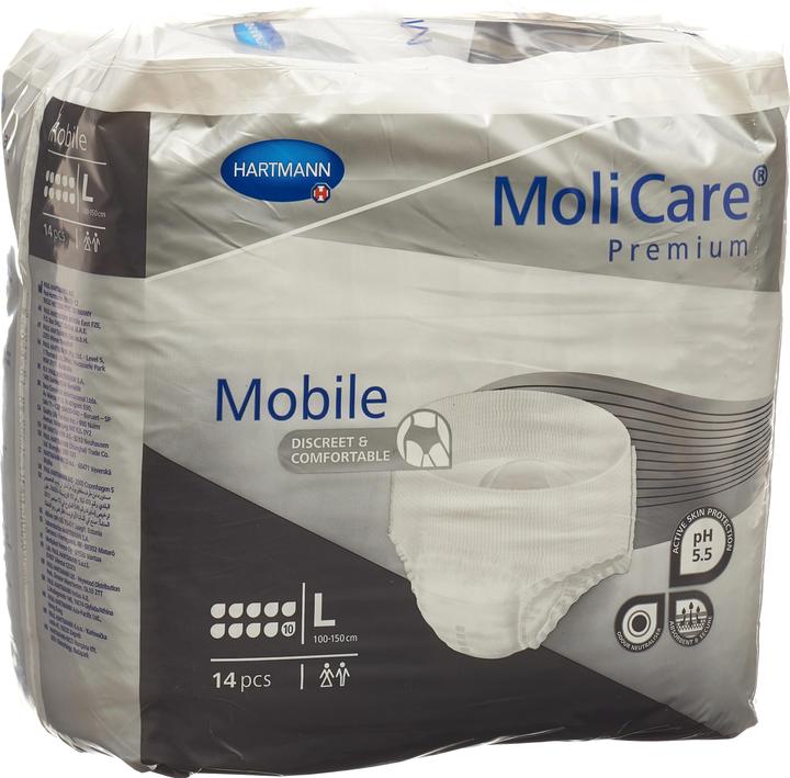 MoliCare Mobile 10 Inkontinenz Pants (14 x, L)